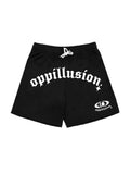 black shorts